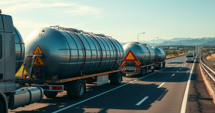 Transporte de produtos químicos classificados como fazer de forma segura Transporte de produtos químicos classificados como fazer de forma segura